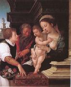 Barend van Orley The Holy Family (mk05) oil painting reproduction